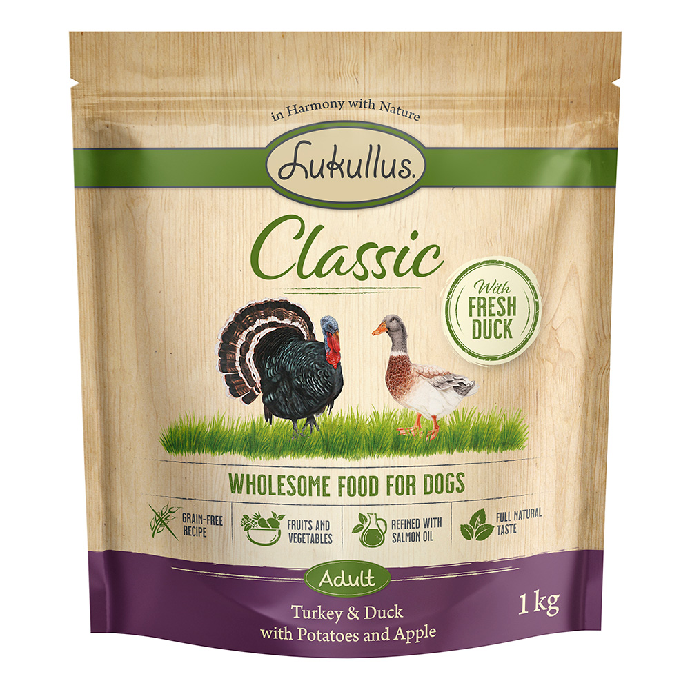 1 kg Lukullus Classic zum Sonderpreis - Truthahn & Ente 1 kg Lukullus Classic zum Sonderpreis - Truthahn & Ente von Lukullus