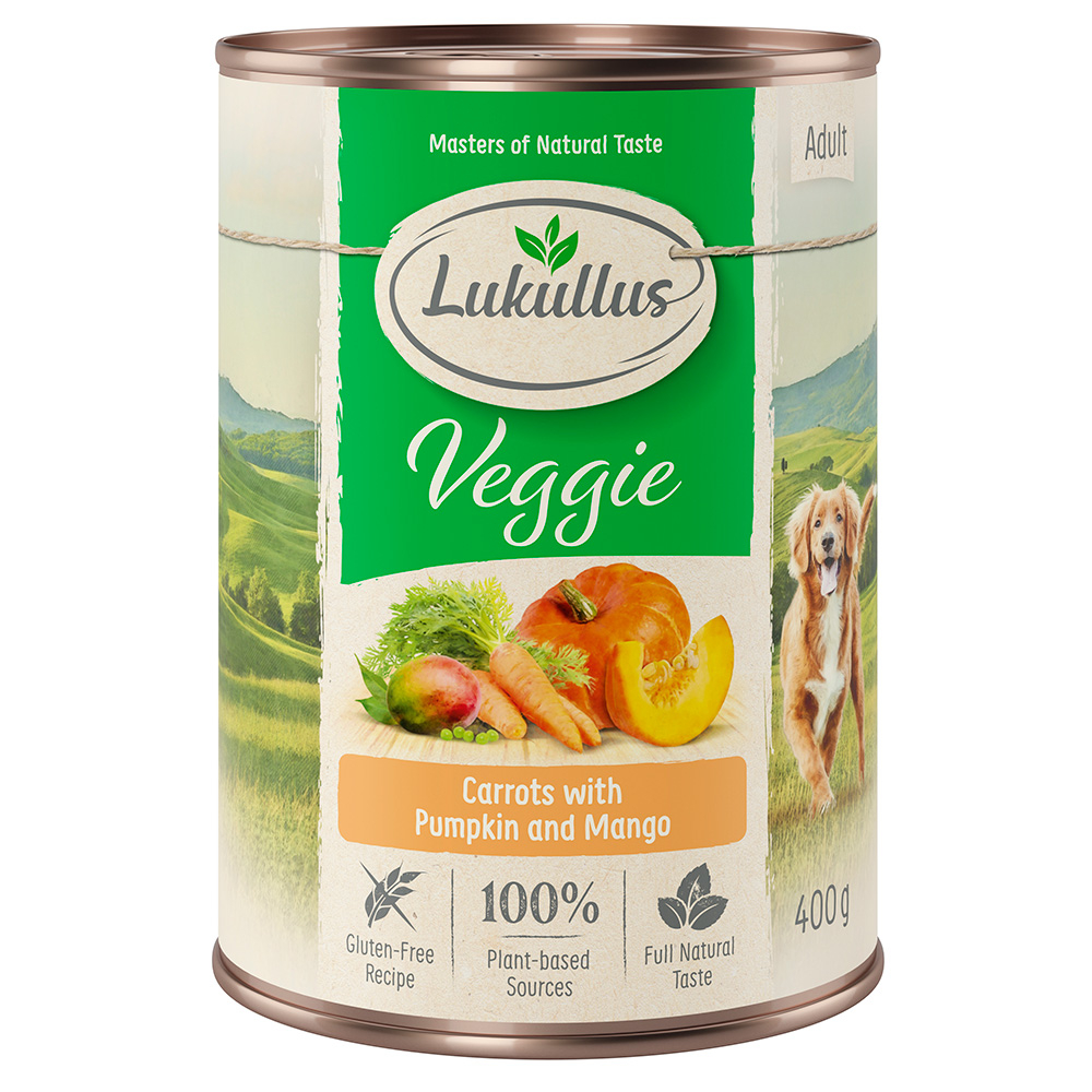 6 x 400 g Lukullus Naturkost zum Sonderpreis! - Adult Veggie von Lukullus