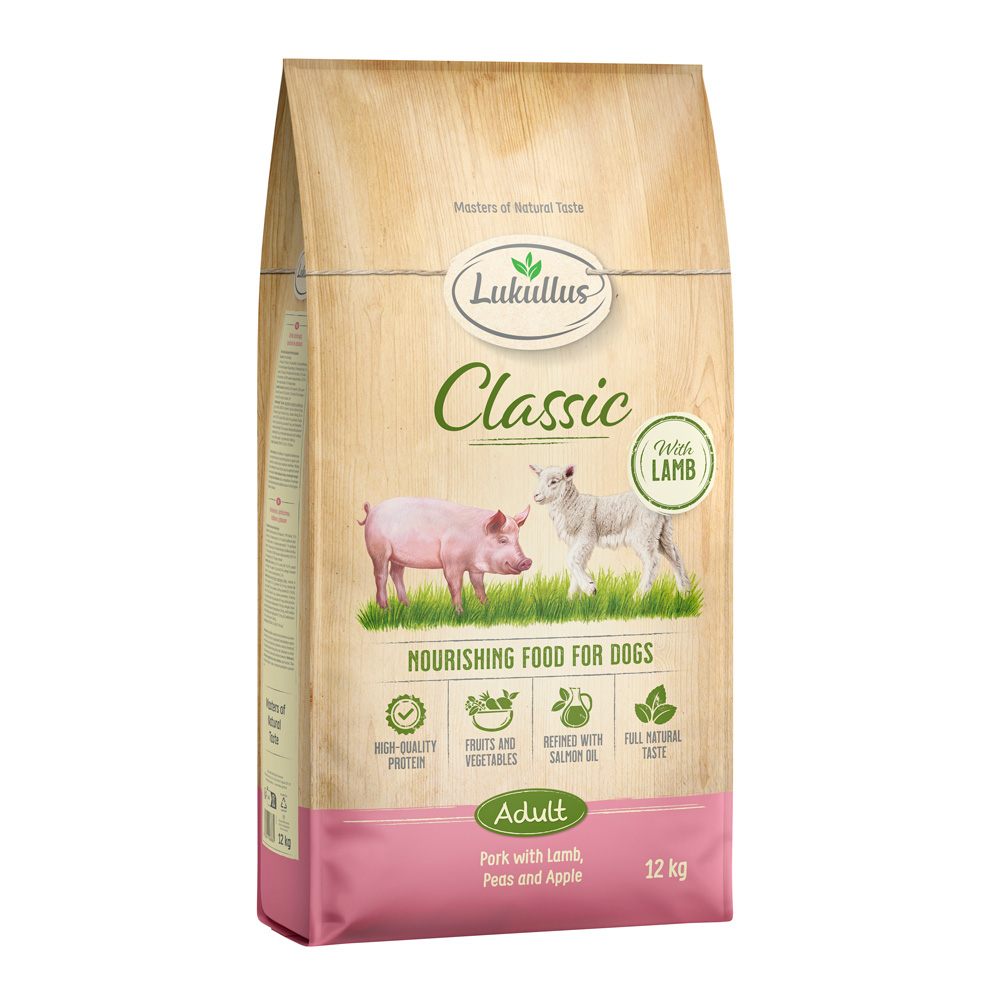 Lukullus Classic Schwein & Lamm - Sparpaket: 2 x 12 kg neue Rezeptur Lukullus Classic Schwein & Lamm - Sparpaket: 2 x 12 kg neue Rezeptur von Lukullus