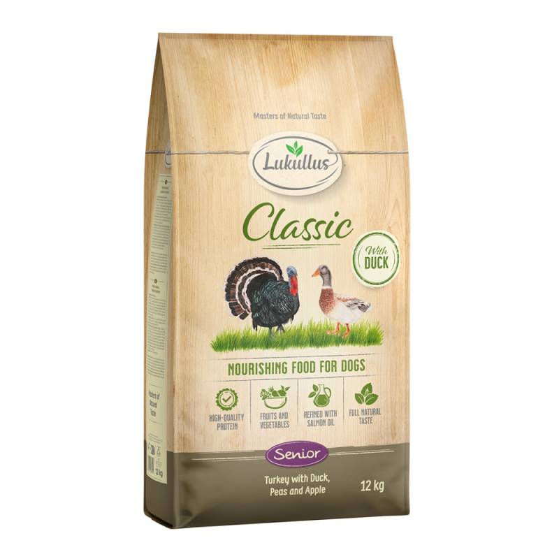 Lukullus Classic Senior Truthahn & Ente - 12 kg neue Rezeptur Lukullus Classic Senior Truthahn & Ente - 12 kg neue Rezeptur von Lukullus