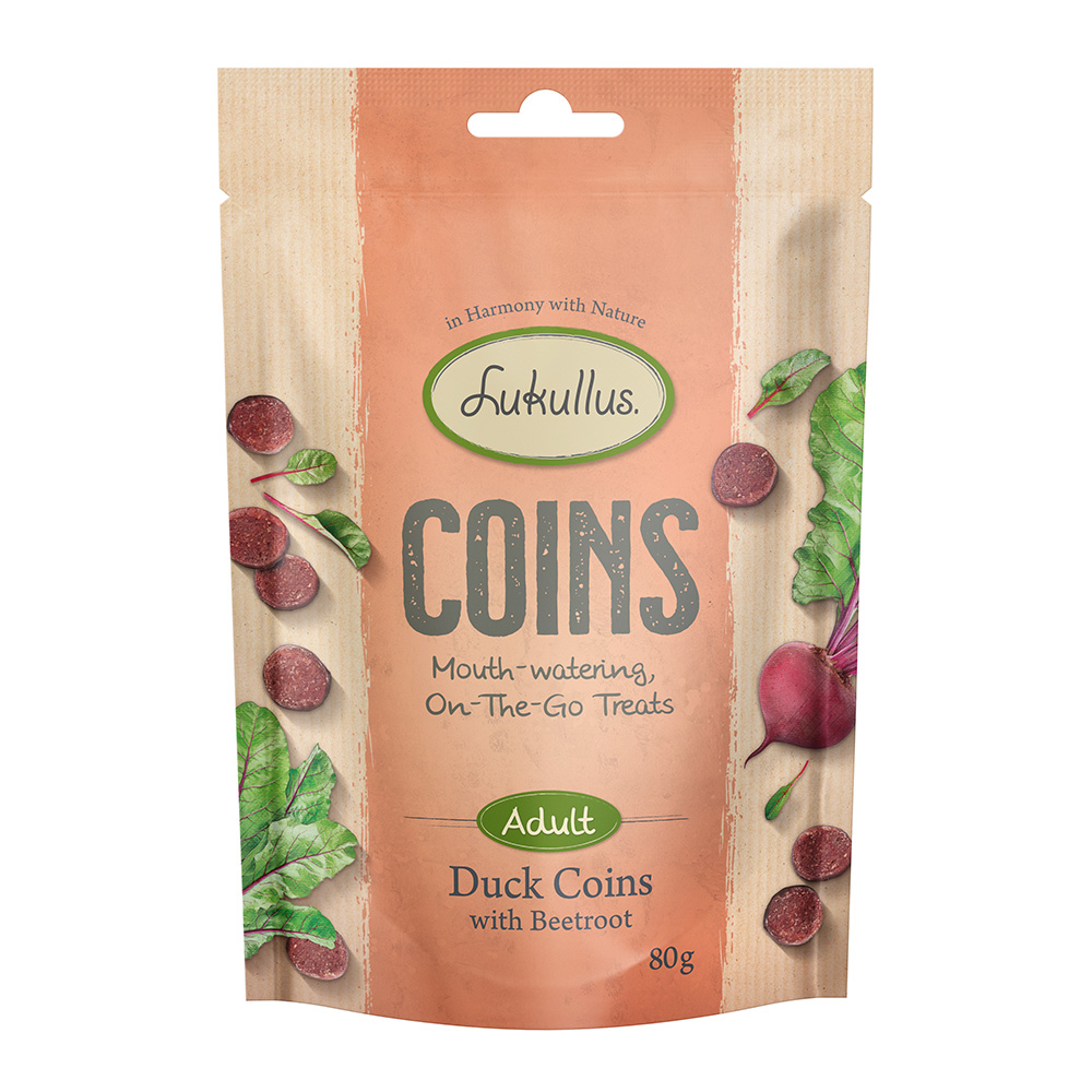 Lukullus Coins Sonderpreis! - Ente 80 g Lukullus Coins Sonderpreis! - Ente 80 g von Lukullus