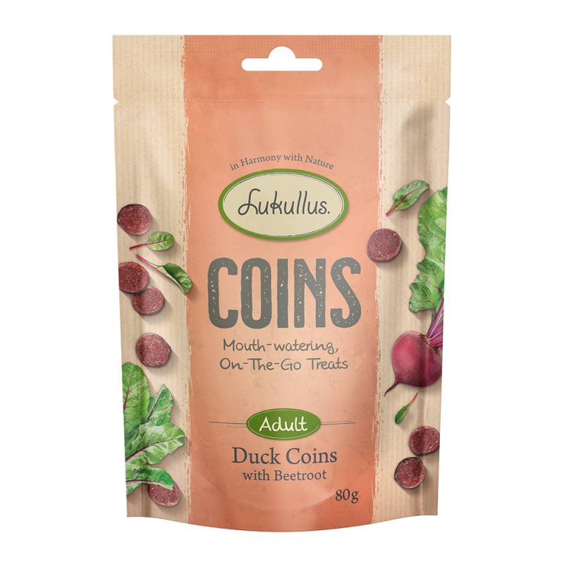 Lukullus Ente Coins - Sparpaket: 3 x 80 g von Lukullus