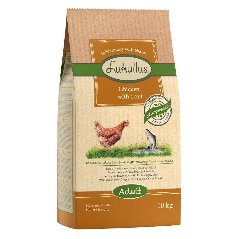 Lukullus Kaltgepresste Huhn & Forelle - 10 kg von Lukullus