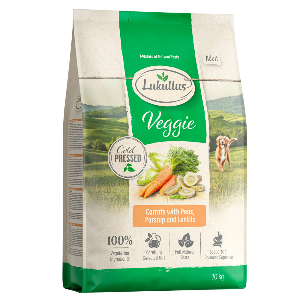 Lukullus Kaltgepresst Veggie - Sparpaket: 2 x 10 kg: neue Rezeptur Lukullus Kaltgepresst Veggie - Sparpaket: 2 x 10 kg: neue Rezeptur von Lukullus