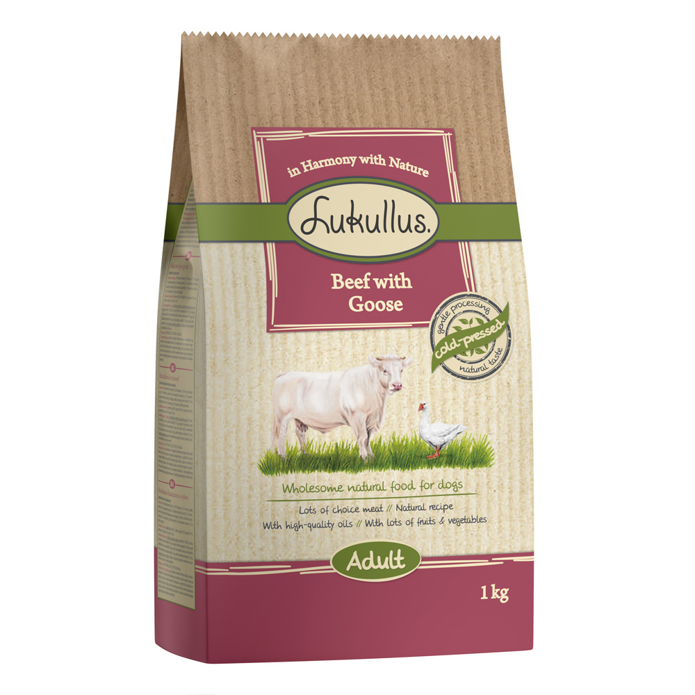 Lukullus Cold-pressed Rind & Gans - Sparpaket: 5 x 1 kg Lukullus Cold-pressed Rind & Gans - Sparpaket: 5 x 1 kg von Lukullus
