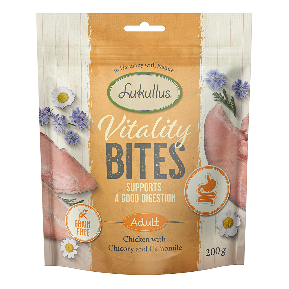 Lukullus zum Sonderpreis! - 200 g Unterstützung der Verdauung: Huhn (getreidefrei) von Lukullus
