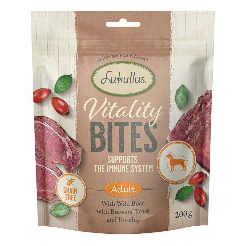 Lukullus zum Sonderpreis! - 200 g Unterstützung für das Immunsystem: Wildschwein (getreidefrei) von Lukullus