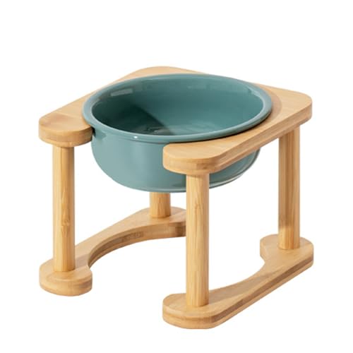 Esstisch für Haustiere mit Holzständer,erhöhte Futternäpfe mit Ständer,Keramiknapf,Einzelnapf/Doppelnapf,Separates Design,leicht zu reinigen,erhöhter Hundenapf aus Keramik mit rutschfestem Ständer Esstisch für Haustiere mit Holzständer,erhöhte Futternäpfe mit Ständer,Keramiknapf,Einzelnapf/Doppelnapf,Separates Design,leicht zu reinigen,erhöhter Hundenapf aus Keramik mit rutschfestem Ständer von LuminescentDream