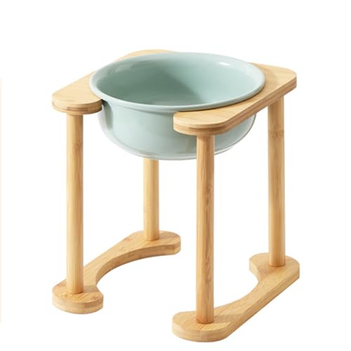 Esstisch für Haustiere mit Holzständer,erhöhte Futternäpfe mit Ständer,Keramiknapf,Einzelnapf/Doppelnapf,Separates Design,leicht zu reinigen,erhöhter Hundenapf aus Keramik mit rutschfestem Ständer Esstisch für Haustiere mit Holzständer,erhöhte Futternäpfe mit Ständer,Keramiknapf,Einzelnapf/Doppelnapf,Separates Design,leicht zu reinigen,erhöhter Hundenapf aus Keramik mit rutschfestem Ständer von LuminescentDream