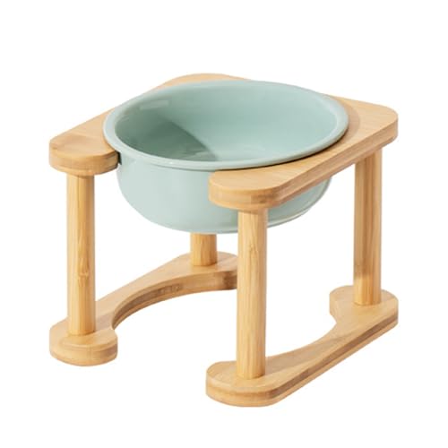 Esstisch für Haustiere mit Holzständer,erhöhte Futternäpfe mit Ständer,Keramiknapf,Einzelnapf/Doppelnapf,Separates Design,leicht zu reinigen,erhöhter Hundenapf aus Keramik mit rutschfestem Ständer Esstisch für Haustiere mit Holzständer,erhöhte Futternäpfe mit Ständer,Keramiknapf,Einzelnapf/Doppelnapf,Separates Design,leicht zu reinigen,erhöhter Hundenapf aus Keramik mit rutschfestem Ständer von LuminescentDream