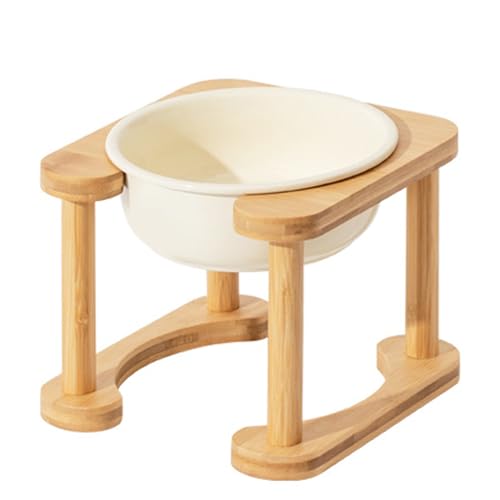 Esstisch für Haustiere mit Holzständer,erhöhte Futternäpfe mit Ständer,Keramiknapf,Einzelnapf/Doppelnapf,Separates Design,leicht zu reinigen,erhöhter Hundenapf aus Keramik mit rutschfestem Ständer Esstisch für Haustiere mit Holzständer,erhöhte Futternäpfe mit Ständer,Keramiknapf,Einzelnapf/Doppelnapf,Separates Design,leicht zu reinigen,erhöhter Hundenapf aus Keramik mit rutschfestem Ständer von LuminescentDream