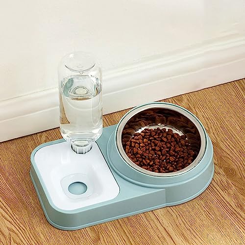 Futternapf-Set für Haustiere,Rutschfester Katzennapf aus Edelstahl,Futternapf für Haustiere,PP-Basis,Futternapf aus Edelstahl,automatische Wassernachfüllflasche,für kleine oder mittelgroße Hunde Futternapf-Set für Haustiere,Rutschfester Katzennapf aus Edelstahl,Futternapf für Haustiere,PP-Basis,Futternapf aus Edelstahl,automatische Wassernachfüllflasche,für kleine oder mittelgroße Hunde von LuminescentDream