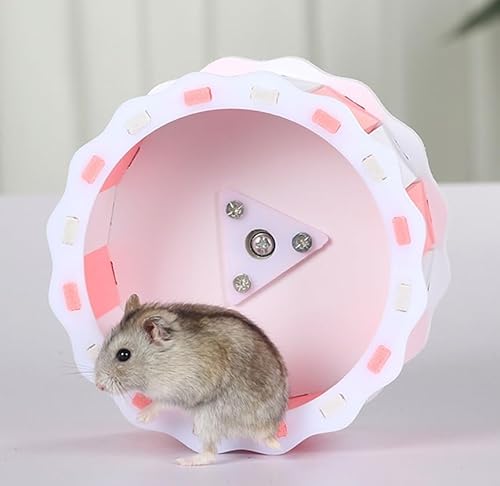 Hamsterrad,Kleintierspielzeug Laufrad Laufrad Hamster,Laufrad Hamster,Lautloses Hamsterrad,Hamsterrad Übungsrad Für Hamster,Für Chinchilla,Igel,Rennmäuse Und Andere Kleintiere von Luminexia