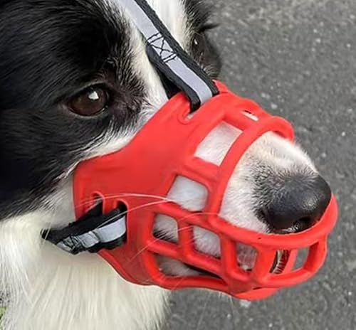 Korbmaulkorb für Hunde,Maulkorb für Hunde,Silikon-Korb Hund Maulkörbe,Atmungsaktiver Rundum-Abdeckung des Und Verstellbare Träger,Verhindert Bellen,Beißen und Kauen Korbmaulkorb für Hunde,Maulkorb für Hunde,Silikon-Korb Hund Maulkörbe,Atmungsaktiver Rundum-Abdeckung des Und Verstellbare Träger,Verhindert Bellen,Beißen und Kauen von Luminexia