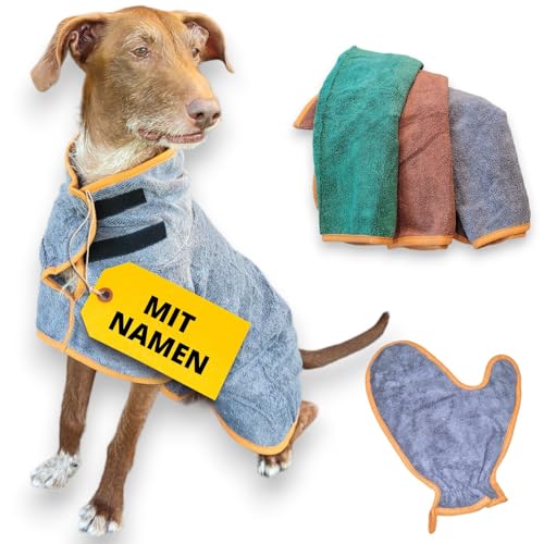 Luminoza Bademantel für Hunde, Hundebademantel aus Mikrofaser für kleine,mittlere und große Hunde - Grau Badetuch Hund Hundehandtuch schnell trocknend, super saugfähig, für Hunde und Katzen Luminoza Bademantel für Hunde, Hundebademantel aus Mikrofaser für kleine,mittlere und große Hunde - Grau Badetuch Hund Hundehandtuch schnell trocknend, super saugfähig, für Hunde und Katzen von Luminoza