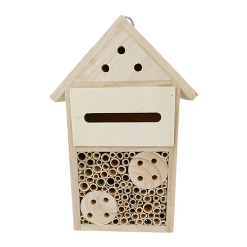 Bienenhaus, Mason Bee Box, Gartendeko Buterfly House, Bienenstock für Marienkäfer, Bestäubende und Schmetterlinge 12x7x23cm Bienenhaus, Mason Bee Box, Gartendeko Buterfly House, Bienenstock für Marienkäfer, Bestäubende und Schmetterlinge 12x7x23cm von Lumiscent