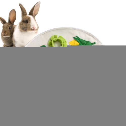 Futtermatte, waschbare Schnüffelmatte, langsames Essen, Stressabbau-Pad, weiches Spielteppich, Schnüffelspielzeug, rutschfeste Trainingsmatte für Chinchillas, Hasen, Hamster, Hunde, Frettchen und Futtermatte, waschbare Schnüffelmatte, langsames Essen, Stressabbau-Pad, weiches Spielteppich, Schnüffelspielzeug, rutschfeste Trainingsmatte für Chinchillas, Hasen, Hamster, Hunde, Frettchen und von Lumiscent