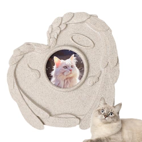 Gedenkstein für Haustiere, Garten-Gedenkstein – Harz-Gedenkstein für Hunde mit Bilderrahmen, Ihr verlorenes geliebtes Haustier, Haustiere, Katze Gedenkstein für Haustiere, Garten-Gedenkstein – Harz-Gedenkstein für Hunde mit Bilderrahmen, Ihr verlorenes geliebtes Haustier, Haustiere, Katze von Lumiscent