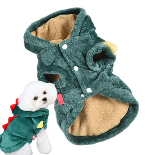 Hund Dinosaurier Kostüm, Haustier Tiere Cosplay Kostüm Flanell, Haustier Warmer Wintermantel, Hund Dinosaurier Kostüm Verkleidung, Haustier Dino Hoodie für kleine und mittelgroße Hunde M Hund Dinosaurier Kostüm, Haustier Tiere Cosplay Kostüm Flanell, Haustier Warmer Wintermantel, Hund Dinosaurier Kostüm Verkleidung, Haustier Dino Hoodie für kleine und mittelgroße Hunde M von Lumiscent