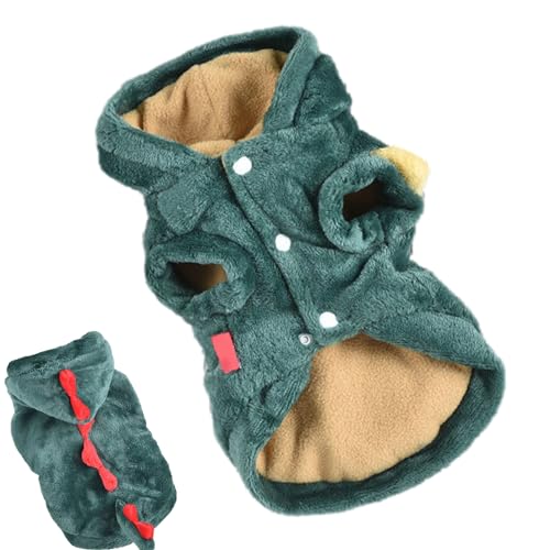 Hund Dinosaurier Kostüm, Haustier Tiere Cosplay Kostüm Flanell, Haustier Warmer Wintermantel, Hund Dinosaurier Kostüm Verkleidung Haustier Dino Hoodie für kleine und mittelgroße Hunde 3XL Hund Dinosaurier Kostüm, Haustier Tiere Cosplay Kostüm Flanell, Haustier Warmer Wintermantel, Hund Dinosaurier Kostüm Verkleidung Haustier Dino Hoodie für kleine und mittelgroße Hunde 3XL von Lumiscent
