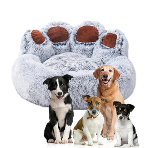 Hundesofa, rutschfest, Plüsch, Schlafcouch mit herausnehmbarem Innenpolster, gemütliches Hundebett, Tierbett, Pfotenform, für Hunde und Katzen, Welpen und Kätzchen, Tierhandlung, Wohnzimmer, Hundesofa, rutschfest, Plüsch, Schlafcouch mit herausnehmbarem Innenpolster, gemütliches Hundebett, Tierbett, Pfotenform, für Hunde und Katzen, Welpen und Kätzchen, Tierhandlung, Wohnzimmer, von Lumiscent