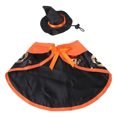 Katze Halloween Kostüme, Katze Kleidung mit Muster, Halloween Katze Hexenhut Cosplay, Vampir Kostüm Cosplay für Kätzchen, Katzen und Hunde Medium Katze Halloween Kostüme, Katze Kleidung mit Muster, Halloween Katze Hexenhut Cosplay, Vampir Kostüm Cosplay für Kätzchen, Katzen und Hunde Medium von Lumiscent