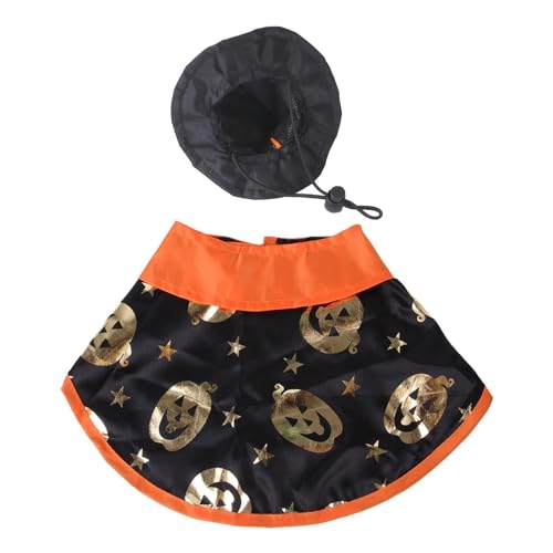 Katze Halloween Kostüme, Katze Kleidung mit Muster, Halloween Katze Hexenhut Cosplay, Vampir Kostüm Cosplay für Kätzchen, Katzen und Hunde Groß Katze Halloween Kostüme, Katze Kleidung mit Muster, Halloween Katze Hexenhut Cosplay, Vampir Kostüm Cosplay für Kätzchen, Katzen und Hunde Groß von Lumiscent