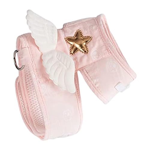 Katzengeschirr, niedliches Engelsflügel-Halsband-Set, Katzen-Engelsflügel-Leinen, Haustier-Trainingshalsband für Katze, Hund, Kaninchen und andere Kleintiere Katzengeschirr, niedliches Engelsflügel-Halsband-Set, Katzen-Engelsflügel-Leinen, Haustier-Trainingshalsband für Katze, Hund, Kaninchen und andere Kleintiere von Lumiscent