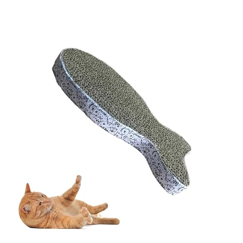 Katzenkratzbrett, Katzen-Kratzspielzeug aus Pappe, interaktives Haustier-Trainingsspielzeug, Kratzbretter aus Pappe für kleine, mittelgroße Katzen und Haustiere von Lumiscent
