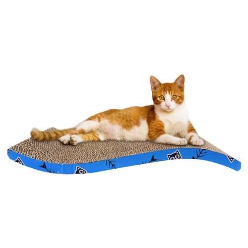 Katzenkratzpad, Katzenkratzer Lounge Bett, Katzenkratzbrett, Runder Katzenkratzbrett, Katzenkratzpappe, Katzenspielzeug Ballbahn für Möbelschutz, Unterstützt Haustierverhalten Katzenkratzpad, Katzenkratzer Lounge Bett, Katzenkratzbrett, Runder Katzenkratzbrett, Katzenkratzpappe, Katzenspielzeug Ballbahn für Möbelschutz, Unterstützt Haustierverhalten von Lumiscent