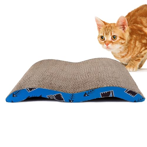Katzenkratzpad, Katzenkratzer Lounge Bett, Katzenkratzbrett, Runder Katzenkratzbrett, Katzenkratzpappe, Katzenspielzeug Ballbahn für Möbelschutz, Unterstützt Haustierverhalten Katzenkratzpad, Katzenkratzer Lounge Bett, Katzenkratzbrett, Runder Katzenkratzbrett, Katzenkratzpappe, Katzenspielzeug Ballbahn für Möbelschutz, Unterstützt Haustierverhalten von Lumiscent