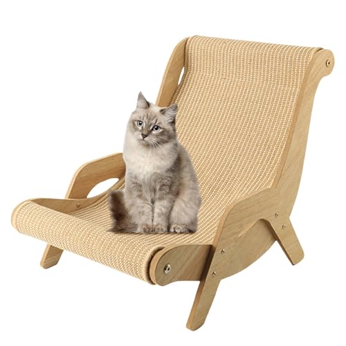 Katzenkratzpads - Katze Sisal Lounge Stuhl | Katze Schaukelstuhl | Katze Sisal Stuhl | Multifunktionaler Katzenkratzer und Strandkorb für Schlafzimmer, Outdoor, Wohnzimmer, Garten, Indoor Katzenkratzpads - Katze Sisal Lounge Stuhl | Katze Schaukelstuhl | Katze Sisal Stuhl | Multifunktionaler Katzenkratzer und Strandkorb für Schlafzimmer, Outdoor, Wohnzimmer, Garten, Indoor von Lumiscent