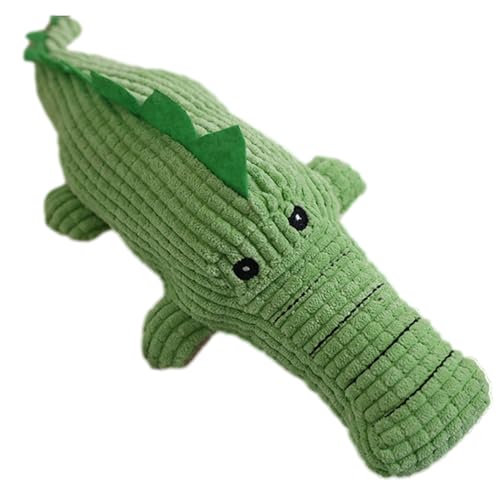 Lumiscent Alligator-Kauspielzeug für Hunde,Plüsch-Alligator-Hundespielzeug - Plüschtier-Alligator-Kauspielzeug | Verschleißfestes und bissfestes Alligatorspielzeug lindert Zahnungsbeschwerden und von Lumiscent