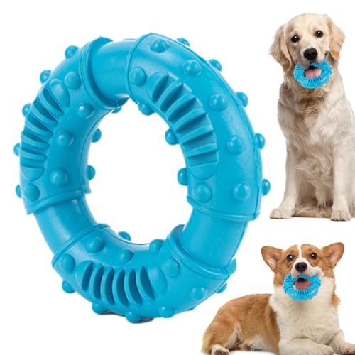 Lumiscent Hundezahnreinigungsspielzeug, Beißspielzeug für Welpen,Kauspielzeug Beißring für Hunde | Hundezahnknirschspielzeug für kleine, mittelgroße Hunde und Welpen zum Spielen und IQ-Training von Lumiscent