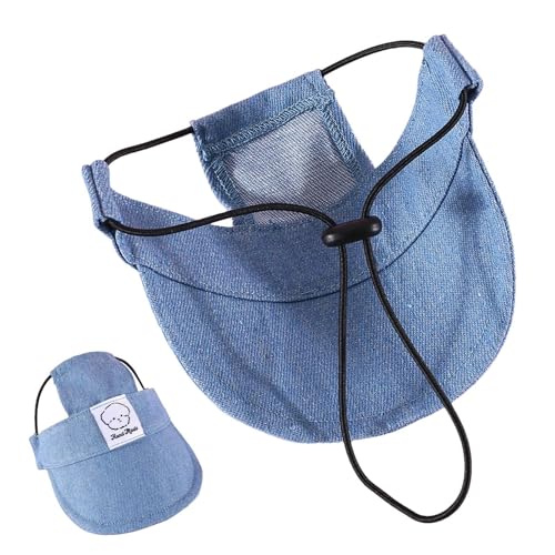 Sonnenhut für Hunde, Hut für Hunde mit Ohrlöchern | Haustierhut Sonnenschutz | Atmungsaktive, wasserabweisende Hunde-Sonnenschutz-Baseballmütze aus mit verstellbarem Nackenband für kleine, mittelgroße Sonnenhut für Hunde, Hut für Hunde mit Ohrlöchern | Haustierhut Sonnenschutz | Atmungsaktive, wasserabweisende Hunde-Sonnenschutz-Baseballmütze aus mit verstellbarem Nackenband für kleine, mittelgroße von Lumiscent