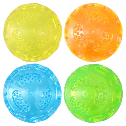 Lunaanda 4 Stücke Interaktiver Hundeball, Hundespielzeug Ball Set, Quietschende Bälle Für Hunde, Hundeball Schwimmfähig,Spikes-Ball, Für Welpenspielzeug,Kleine Und Mittlere Hunde,Durchmesser 6,5cm Lunaanda 4 Stücke Interaktiver Hundeball, Hundespielzeug Ball Set, Quietschende Bälle Für Hunde, Hundeball Schwimmfähig,Spikes-Ball, Für Welpenspielzeug,Kleine Und Mittlere Hunde,Durchmesser 6,5cm von Lunaanda