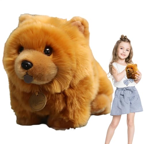 Braunes Plüschtier - Chow Chow Chow Puppe, realistisch, Plüschtier | Chow Chow Chow Plüschpuppe, Plüschtier, bequem für Männer, Frauen, Kinder, Familie Braunes Plüschtier - Chow Chow Chow Puppe, realistisch, Plüschtier | Chow Chow Chow Plüschpuppe, Plüschtier, bequem für Männer, Frauen, Kinder, Familie von Lunaobrik