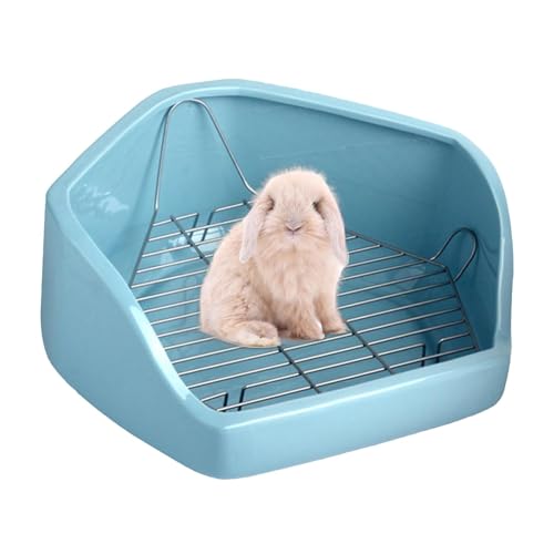 Lunaobrik Ecktoilette für Kleintiere, Ecktoilette für Kaninchen - Kleintiertoilette mit Katzenstreu - Tiertoilette Pentagon inkl Lunaobrik Ecktoilette für Kleintiere, Ecktoilette für Kaninchen - Kleintiertoilette mit Katzenstreu - Tiertoilette Pentagon inkl von Lunaobrik