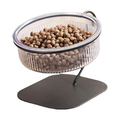 Lunaobrik Erhöhte Katzenschüsseln, Ermüdung von Schnurrbärten, Katzenschüssel, hohe Kapazität, mit Ermüdung, gegen Schnurrbart, rutschfest, Wasserspender für Haustiere von Lunaobrik