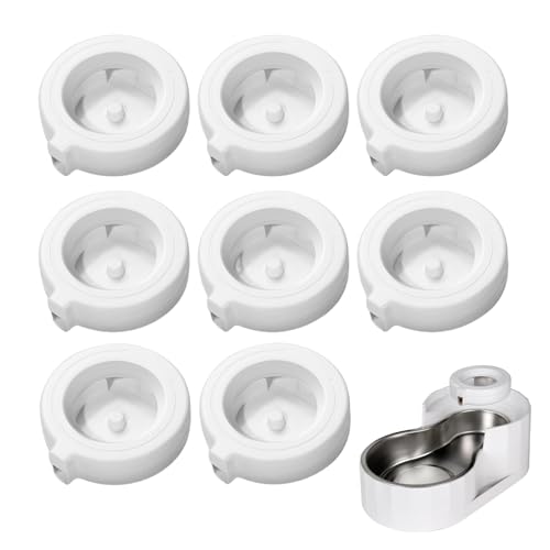 Lunaobrik Ersatzfilter für Haustierbrunnen, Ersatzfilter für Haustierbrunnen - 8 Stück Katzenbrunnen-Filtrationssystem Wasserzubehör,Automatischer Trinkbrunnen für Katzen, Welpen, Kätzchen von Lunaobrik