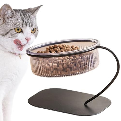Lunaobrik Futternapf für schräge Katzen, erhöhte Katzenfutter, große Kapazität, Anti-Slip-Müdigkeit von Lunaobrik