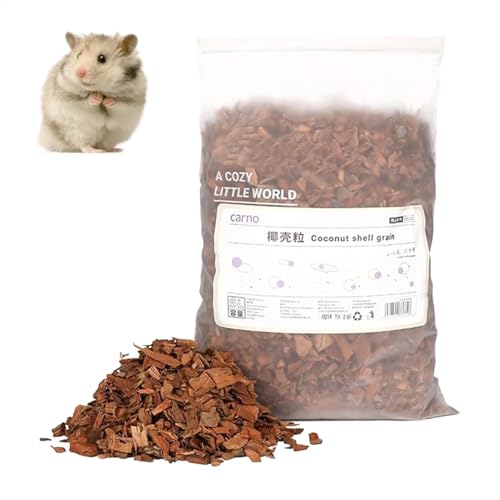 Lunaobrik Hamster Bettwäsche, Hamster Käfigbettwäsche, Natural Coco Chip Small Animal Bettzeug, Wärmeissipation, Habelslebensraumdekor für Gerbil, Geruchskontrolle Lunaobrik Hamster Bettwäsche, Hamster Käfigbettwäsche, Natural Coco Chip Small Animal Bettzeug, Wärmeissipation, Habelslebensraumdekor für Gerbil, Geruchskontrolle von Lunaobrik