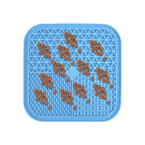 Lunaobrik Hunde Langsame Feeder -Leckmatte, Hunde lecken Matte,Silikon Slow Feeder Food Spensing Pad - Wiederverwendbare Haustierversorgungsmatte für Lebensmittel, Joghurt, Butter, Leckereien Lunaobrik Hunde Langsame Feeder -Leckmatte, Hunde lecken Matte,Silikon Slow Feeder Food Spensing Pad - Wiederverwendbare Haustierversorgungsmatte für Lebensmittel, Joghurt, Butter, Leckereien von Lunaobrik