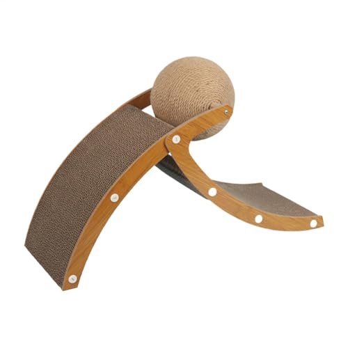 Lunaobrik Katzenkratzer -Karton, Katzenkratzer,Eingebaute Sisal-Rotatable-Kugel | Katzenkratzpolster, Türklammern, Möbelschutz von Kratzern Haustiere Sportspielzeug für Innenkätzchen Erwachsene Lunaobrik Katzenkratzer -Karton, Katzenkratzer,Eingebaute Sisal-Rotatable-Kugel | Katzenkratzpolster, Türklammern, Möbelschutz von Kratzern Haustiere Sportspielzeug für Innenkätzchen Erwachsene von Lunaobrik