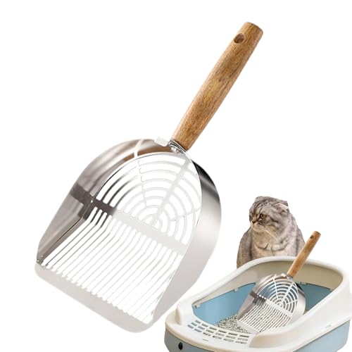 Lunaobrik Katzenstreuer, Hygieneschaufel aus Edelstahl, langer ergonomischer Griff, robustes Sieb und Zubehör für Haustiere zu Hause Lunaobrik Katzenstreuer, Hygieneschaufel aus Edelstahl, langer ergonomischer Griff, robustes Sieb und Zubehör für Haustiere zu Hause von Lunaobrik