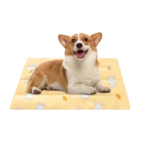 Lunaobrik Kühlmatte für Haustiere, Kühlmatte für Hunde, Kühlmatte bei warmem Wetter, für den Schlaf des Welpen, wiederverwendbare Decke für Tiere Lunaobrik Kühlmatte für Haustiere, Kühlmatte für Hunde, Kühlmatte bei warmem Wetter, für den Schlaf des Welpen, wiederverwendbare Decke für Tiere von Lunaobrik