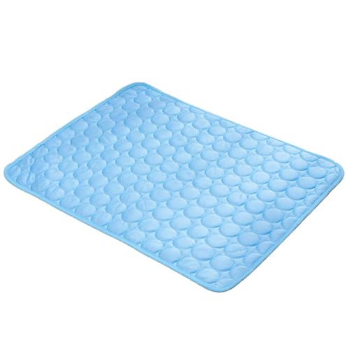 Lunaobrik Kühlmatte für Hunde – Welpen-Sommer-Pad, Gel-Komfort, druckaktiviertes Haustierkissen, tragbare Kistendecke, waschbare Sofaablage, leichte Hundehütte für heißes Wetter von Lunaobrik