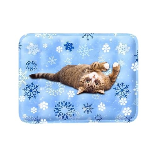 Lunaobrik Kühlmatte für Katzen, kratzfest, wassergefüllt, weiches hochdichtes Kissen für Welpen, Kätzchen, zum Schlafen, Spielen, Ausruhen Lunaobrik Kühlmatte für Katzen, kratzfest, wassergefüllt, weiches hochdichtes Kissen für Welpen, Kätzchen, zum Schlafen, Spielen, Ausruhen von Lunaobrik