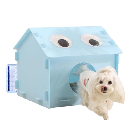 Lunaobrik Pet Cooling House, Katzenhaus Mit Kühlmatte Und Belüftung, Belüftetes Welpenbett Schlafnest Für Innen- Und Außenbereich Balkon Schlafzimmer Wohnzimmer Lunaobrik Pet Cooling House, Katzenhaus Mit Kühlmatte Und Belüftung, Belüftetes Welpenbett Schlafnest Für Innen- Und Außenbereich Balkon Schlafzimmer Wohnzimmer von Lunaobrik