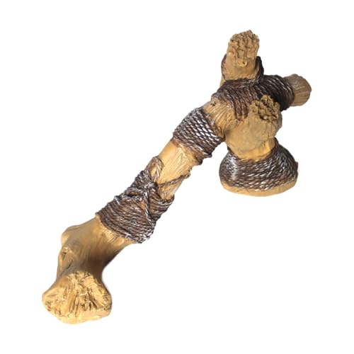 Lunaobrik Reptilien-Kletterzweig, Spinnen-Aquarium-Dekoration, realistische Reptilien-Terrarium-Dekoration, Zweige für, Frosch und Spinne von Lunaobrik